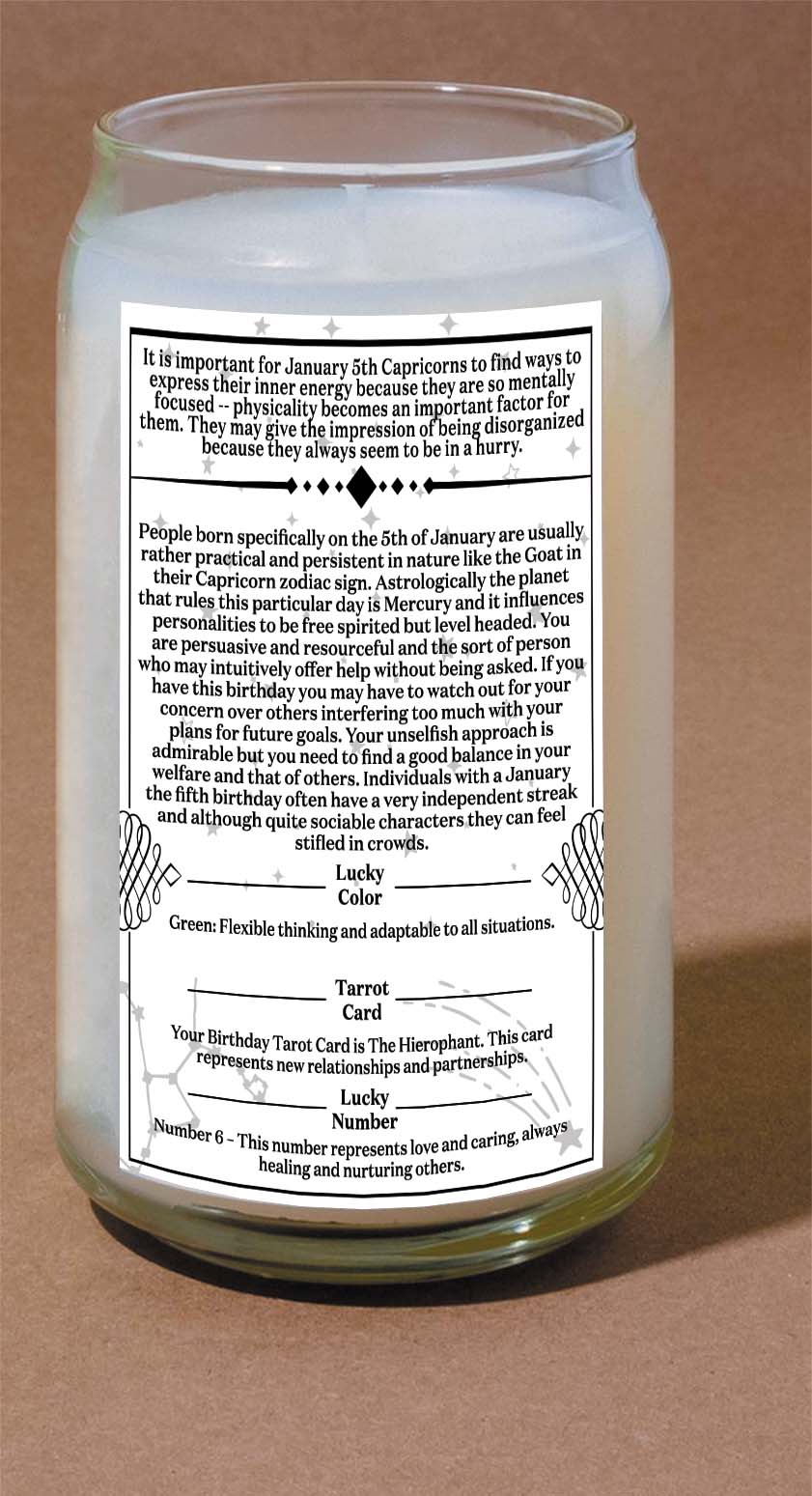 January Fifth Candle